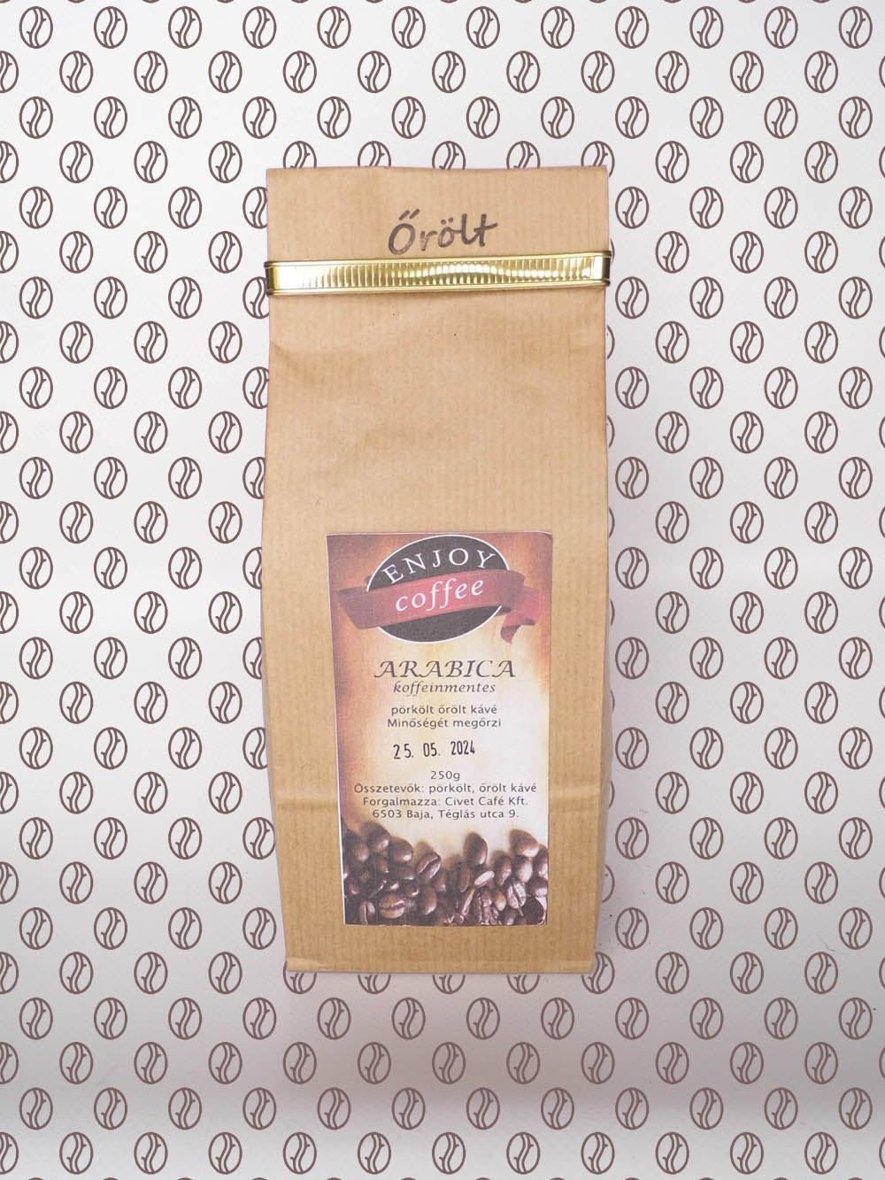 Enjoy Coffee Arabica koffeinmentes őrölt kávé 250g