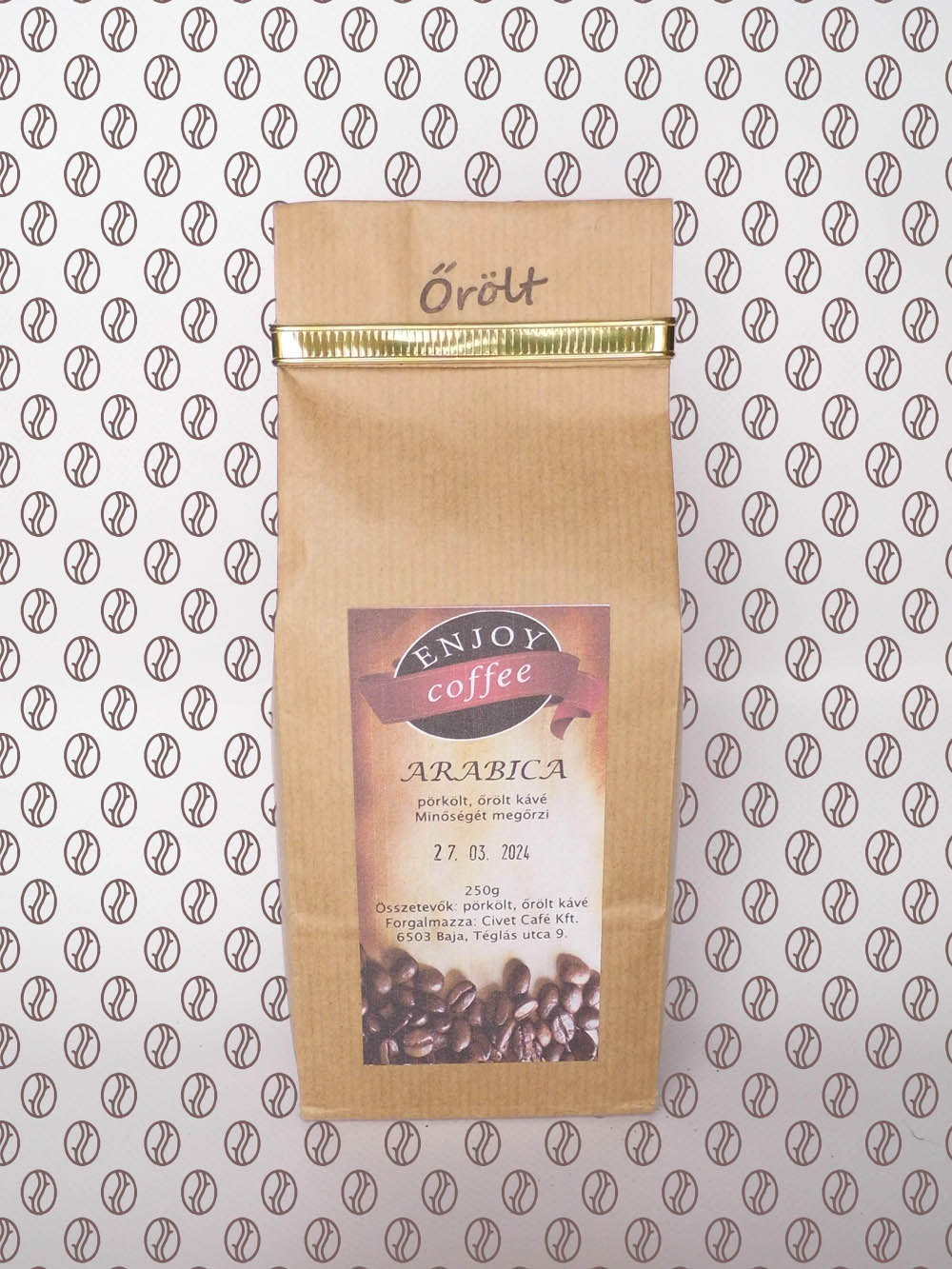 Enjoy Coffee Arabica őrült kávé 250g