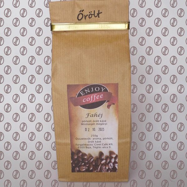 Enjoy Coffee Fahéj ízesítésű őrölt kávé 250g
