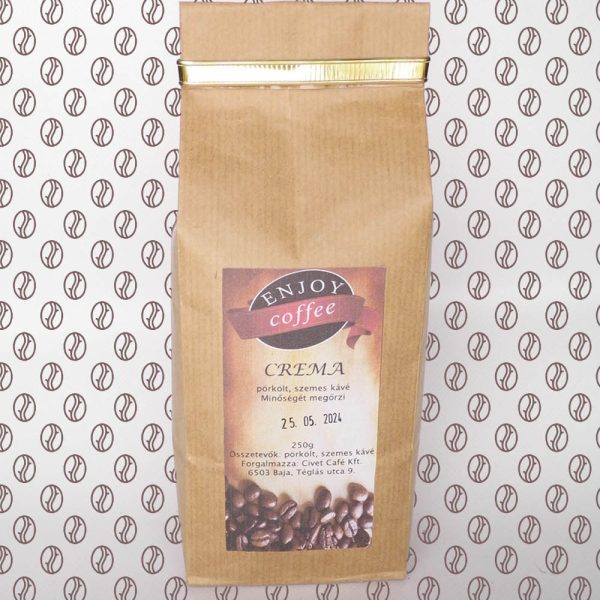Enjoy Coffee Crema szemes kávé 250g