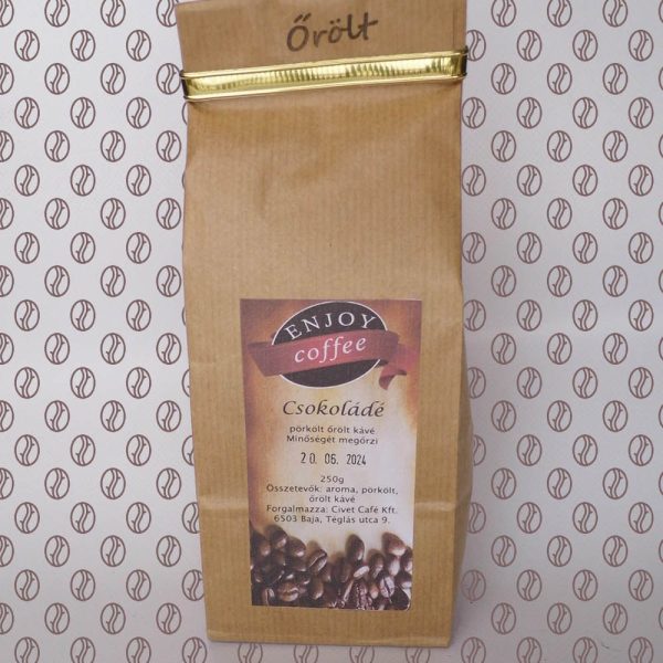 Enjoy Coffee Csokoládé ízesítésű őrölt kávé 250g
