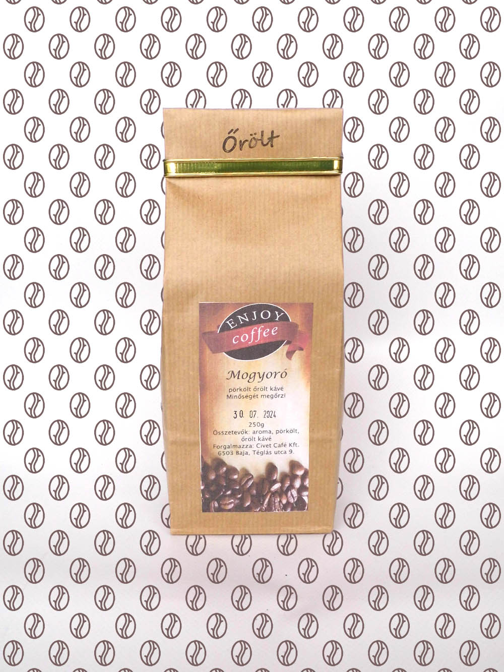 Enjoy Coffee Mogyoró ízesítésű őrölt kávé 250g