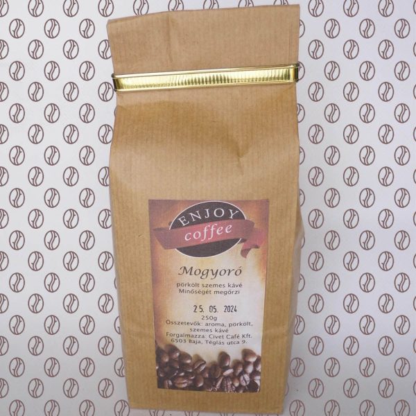 Enjoy Coffee Mogyoró ízesítésű szemes kávé 250g