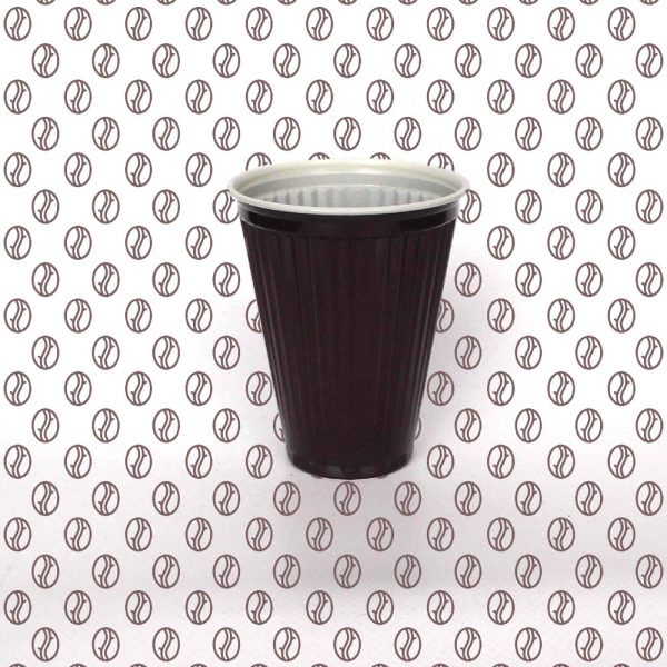 műanyag pohár hosszanti csíkos 175ml