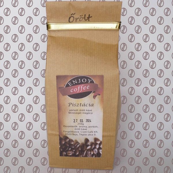 Enjoy Coffee Pisztácia ízesítésű őrölt kávé 250g