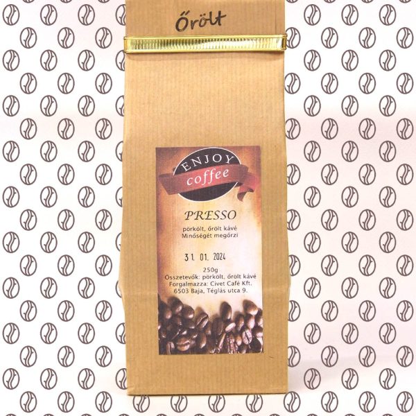 Enjoy Coffee Presso őrölt kávé 250g