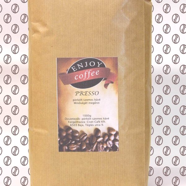 Enjoy Coffee Presso szemes kávé 1kg