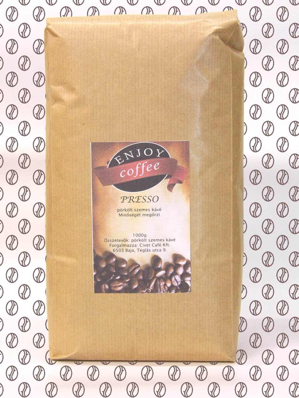 Enjoy Coffee Presso szemes kávé 1kg